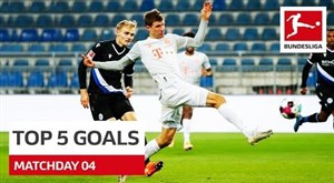 پنج گل برتر بوندسلیگا در هفته چهارم 21-2020