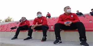 اسکوچیچ و هاشمیان نظارهگر بازی سپاهان-سایپا