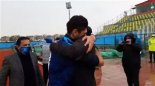 شاهین طاهرخانی در آغوش مهدی رحمتی