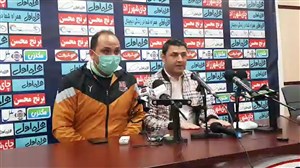 کنفرانس خبری فاضلی پس از بازی با فولاد خوزستان