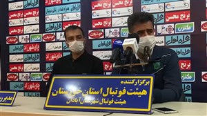 کنفرانس خبری پورموسوی قبل از دیدار با نفت مسجد سلیمان