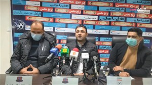 نشست خبری وحید فاضلی سرمربی نساجی