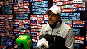 نشست خبری حسین عبدی مربی آلومینیوم اراک