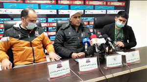 کنفرانس خبری کوچکزاده پس از بازی با ماشین سازی