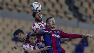 بارسلونا 2 - 3 بیلبائو؛ شکست با اخراج عجیب مسی