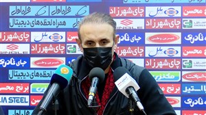 کنفرانس خبری گل محمدی پس از دیدار با فولاد