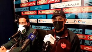 کنفرانس خبری گل محمدی پس از دیدار با آلومینیوم