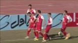 گل اول پرسپولیس به آلومینیوم با ضربه سر کامیابی نیا
