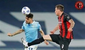 لاتزیو 3-0 میلان: سهمیه روسونری به خطر افتاد