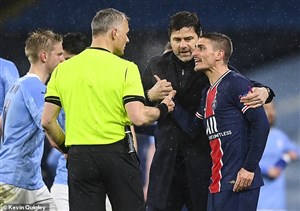 ادعای ستارههای PSG؛ داور به ما دشنام داد