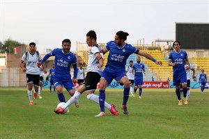 گزارش بازی استقلال و نفت مسجدسلیمان تاریخ 1400/04/29