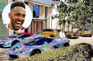 از فراری چند میلیونی تا چهار لامبورگینی!/ کلکسیون دیدنی ماشین‌های لوکس اوبامیانگ (عکس)
