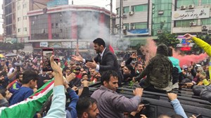 جویباریها قهرمان جهان را غافلگیر کردند(عکس)