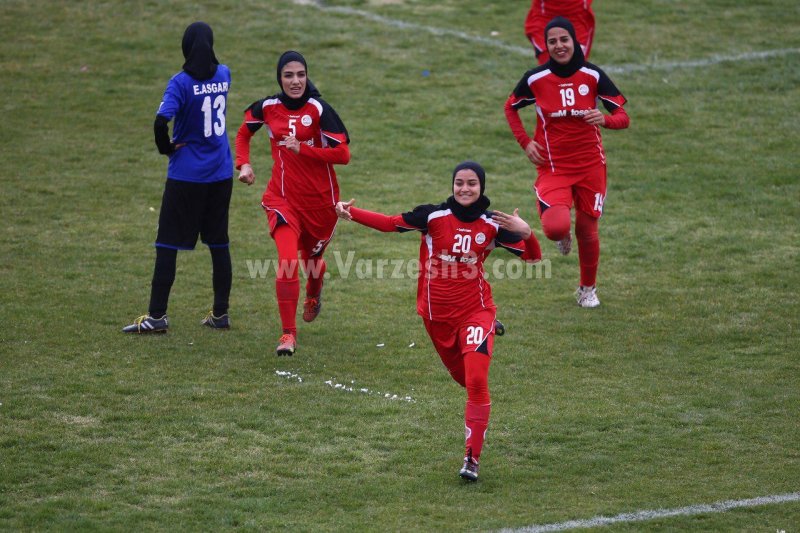 سومین پیروزی دختران فوتبالیست ایرانی