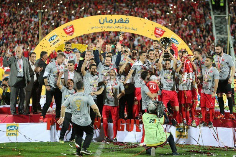 هفتمین جشن قهرمانی لیگ برتری در ورزشگاه آزادی
