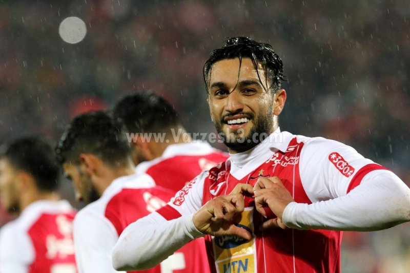 پرسپولیس 1- اس.خوزستان 0؛ سیامک مرد اول عصربارانی