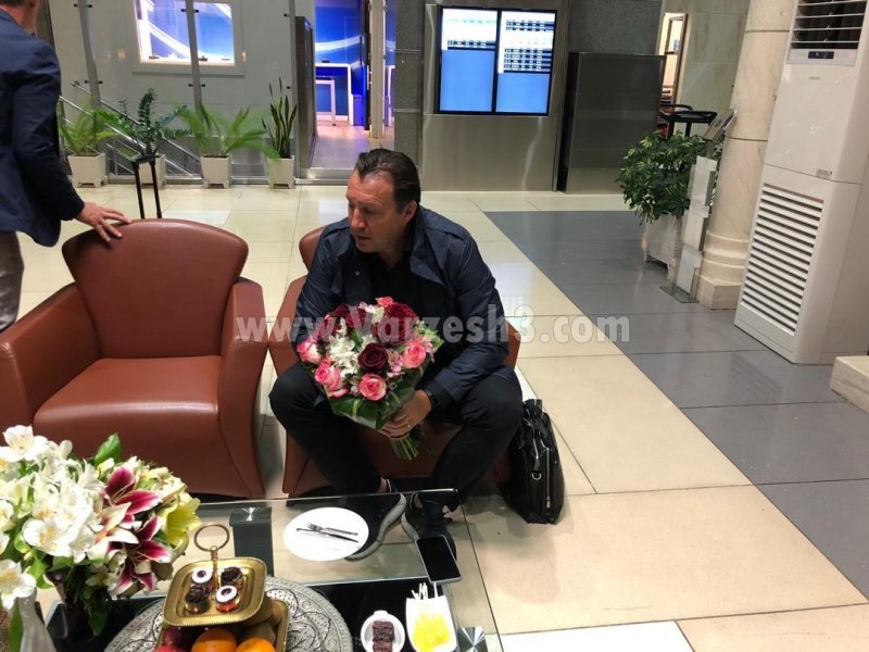 مرد بلژیکی فوتبال ایران وارد تهران شد