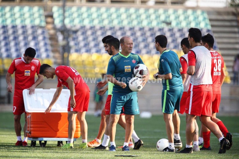 تمرین پر فشار پرسپولیس و مصدومیت شجاع  