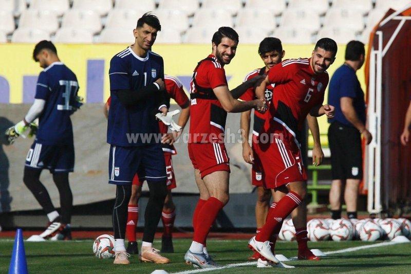 اعلام برنامه ملی‌پوشان ایران در روز اول تمرین