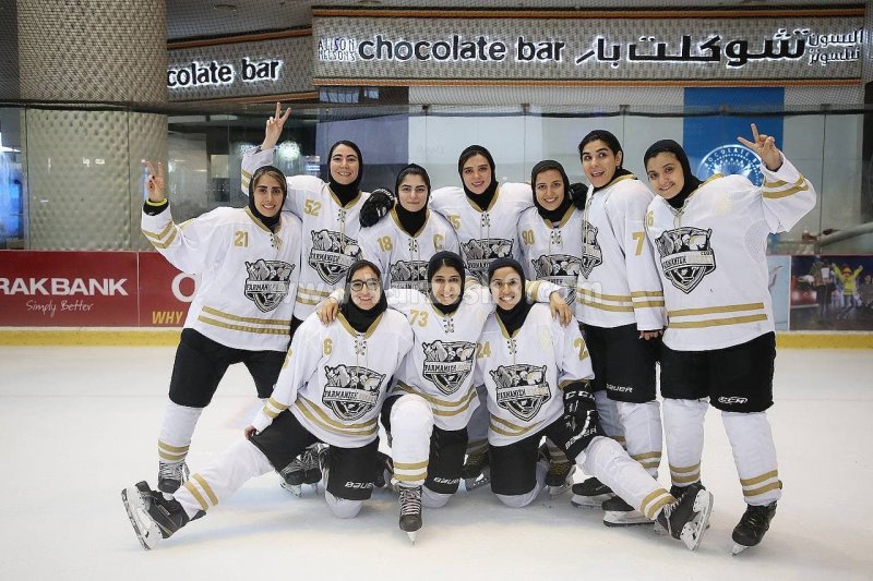 نایب قهرمانی دختران هاکی ایران در دوبی(عکس)